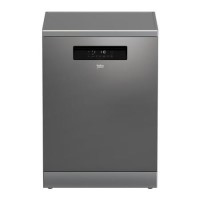 Refurbished Beko HygieneShield DEN36X30 14 Place Freestanding Dishwasher Stainless steel