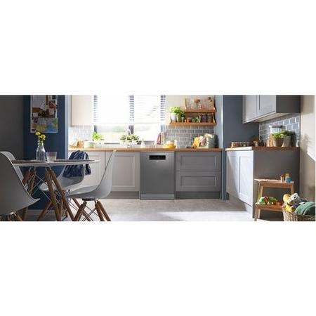 Refurbished Beko HygieneShield DEN36X30 14 Place Freestanding Dishwasher Stainless steel