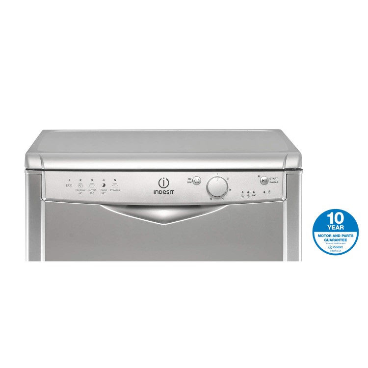 Indesit 13 Place Settings Freestanding Dishwasher - Silver