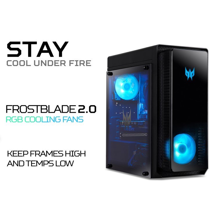 Refurbished Acer Predator Orion 3000 PO3-640 Core i7-12700F 16GB 1TB SSD RTX 3060Ti Windows 11 Gaming Desktop