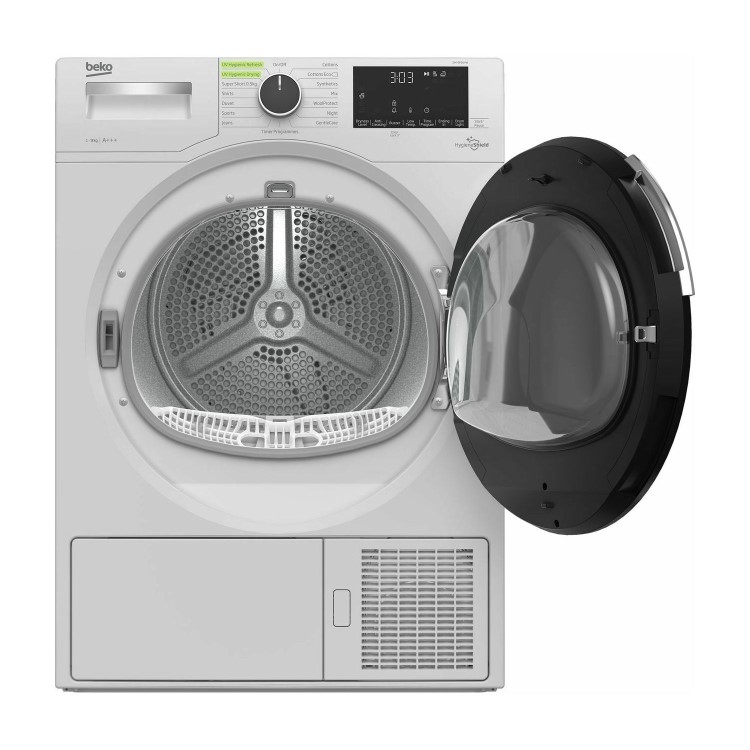 Refurbished Beko DHY9P56VW Freestanding 9KG Heat Pump Tumble Dryer