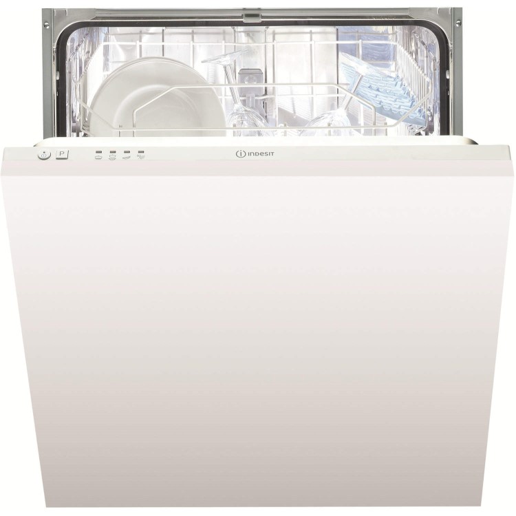 GRADE A1 - Indesit DIF04B1 13 Place Fully Integrated Dishwasher - White