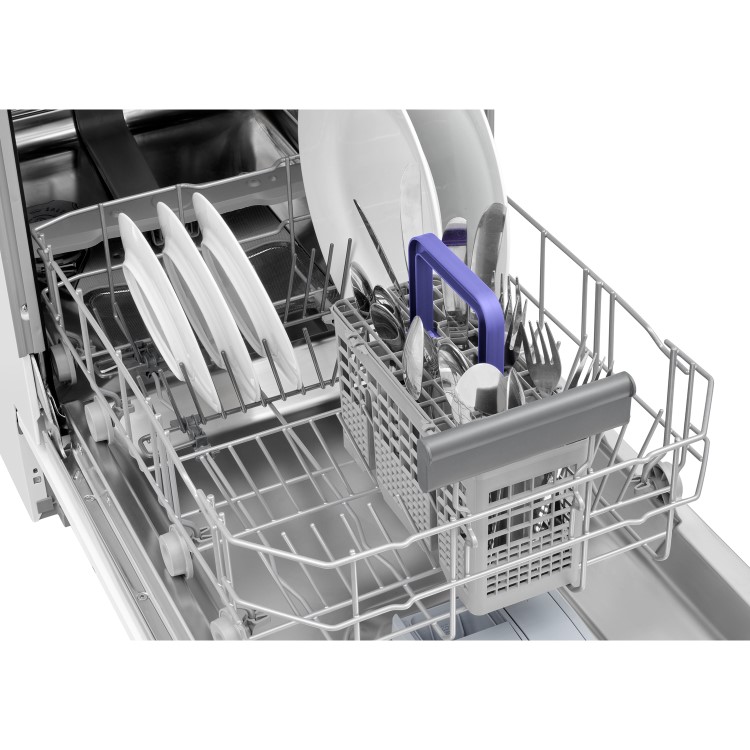 Refurbished Beko 10 Place Settings Slimline with Fast+Function Fully Integrated Dishwasher, E-Rated, Control Panel