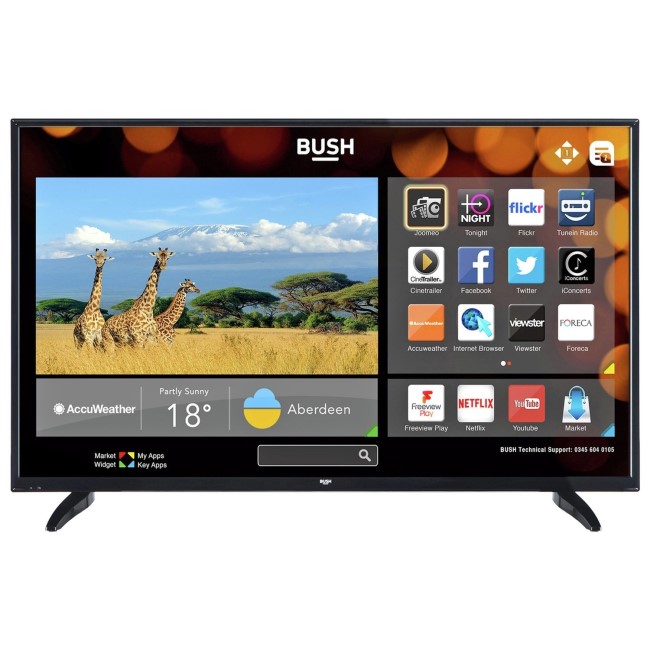 Refurbished Bush 48" 1080p Full HD LED Smart TV without Stand