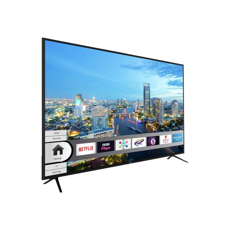 Refurbished Bush 65" 4K Ultra HD with HDR LED Smart TV without Stand