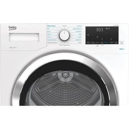 Refurbished Beko RapiDry DPHX80460W Freestanding Heat Pump 8KG Tumble Dryer White