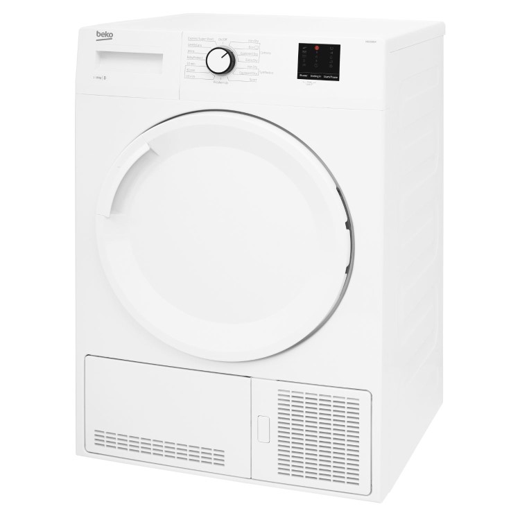 Refurbished Beko DTBC10001W Freestanding Condenser 10KG Tumble Dryer White