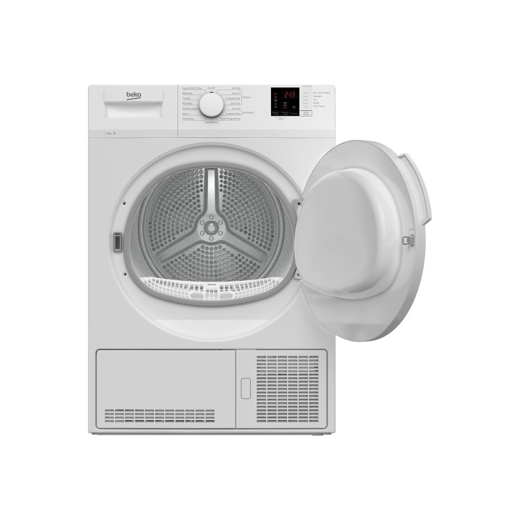 Refurbished Beko DTLCE81031 Freestanding Condenser 8KG Tumble Dryer White
