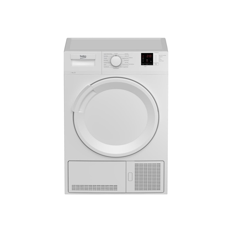 Refurbished Beko DTLCE81031 Freestanding Condenser 8KG Tumble Dryer White