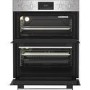 Refurbished Indesit Electric Built In Double Oven - Stainless Steel