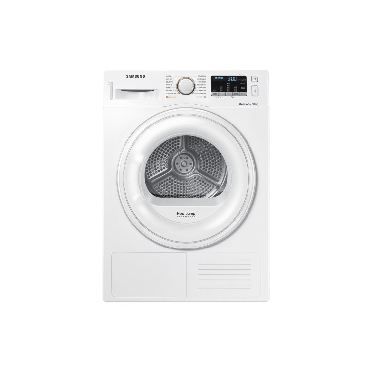 Refurbished Samsung DV90M50001W Freestanding Heat Pump 9KG Tumble Dryer