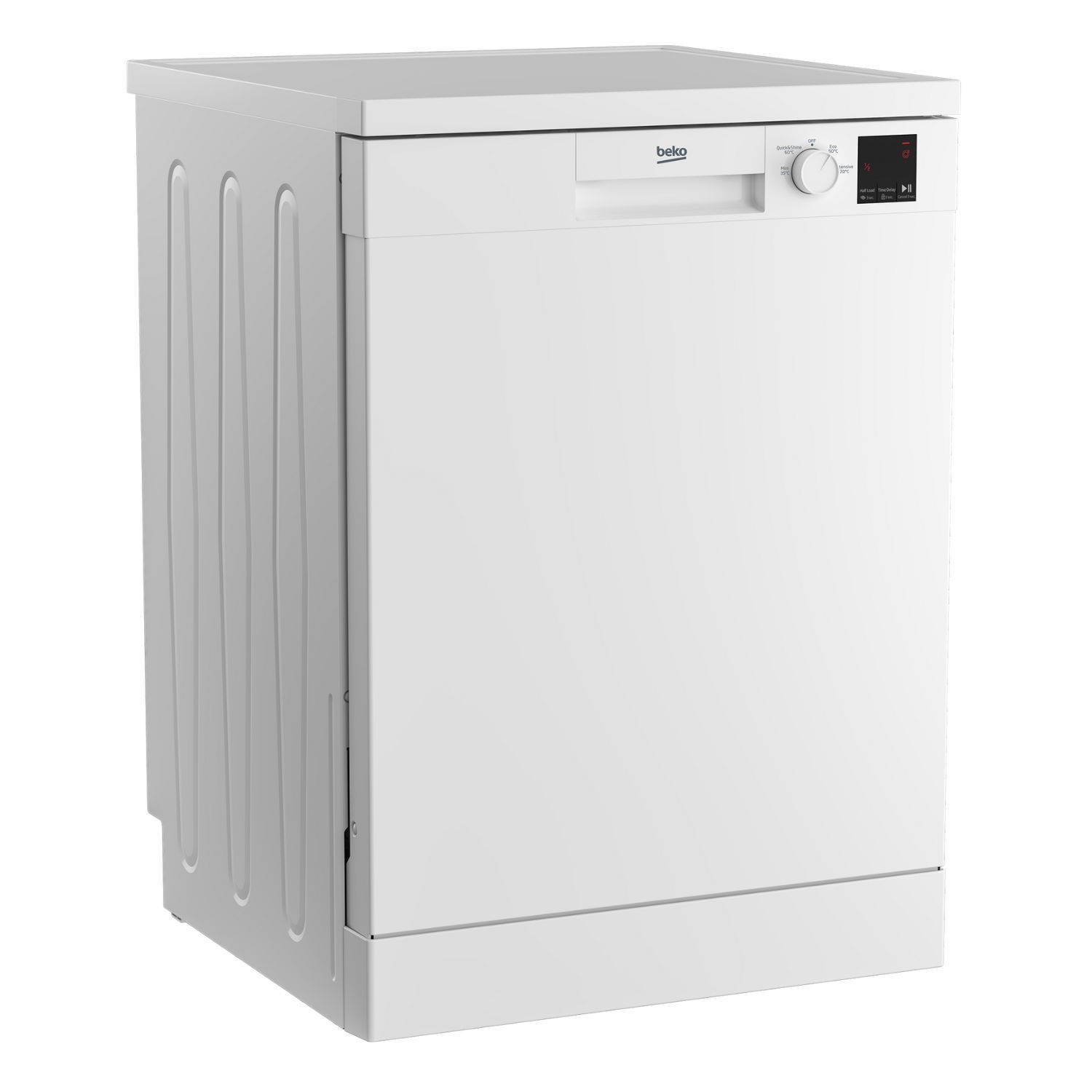 Refurbished Beko DVN04X20W 13 Place Freestanding Dishwasher White