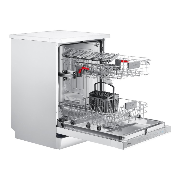 Refurbished Samsung Series 7 DW60R7040FW/EU 13 Place Freestanding Dishwasher White