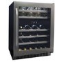 Refurbished Danby DWC134KD1BSS Freestanding 46 Bottle Dual Zone Wine Cooler