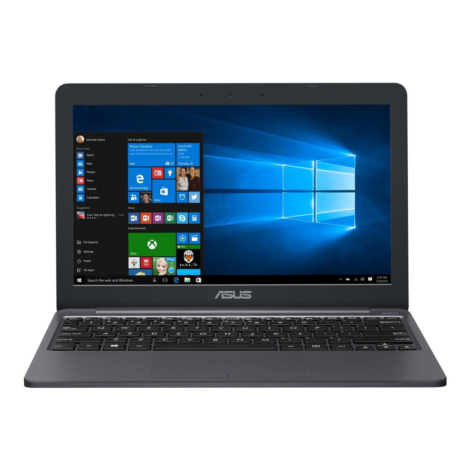 Asus VivoBook E203NA 11.6" Laptop includes Includes Microsoft 365 Personal 12-month subscription with 1TB Cloud Storage - Grey
