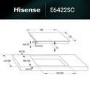 Refurbished Hisense 60cm 4 Zone Ceramic Hob - Black