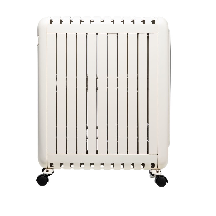 electriQ 2400W Smart WiFi Eco Oil-Free Radiator & Panel Heater with Thermostat Timer & Remote - White