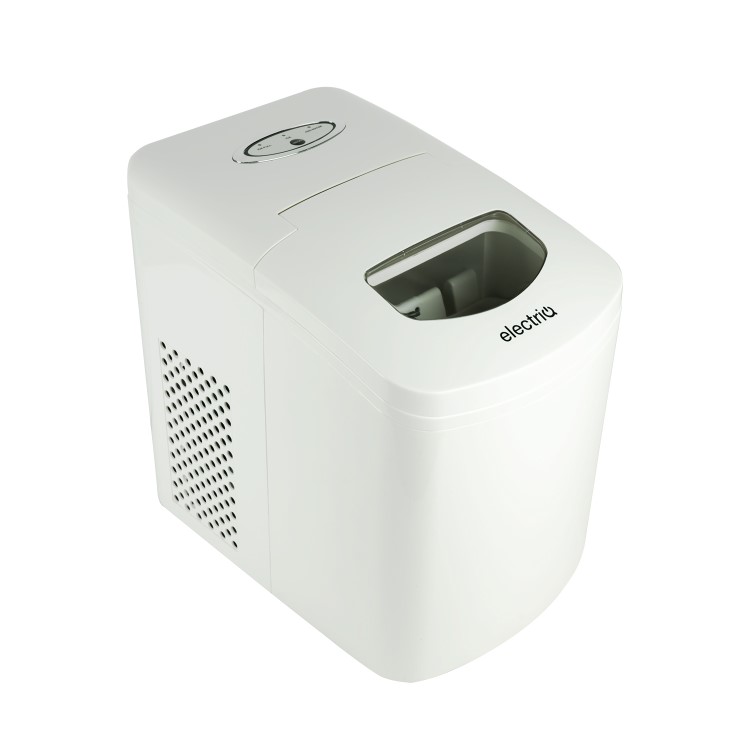 Refurbished electriQ EIQICEMWH Counter Top Ice Maker Machine White