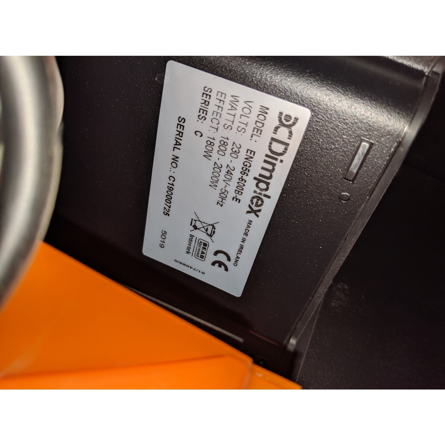 GRADE A2 - Dimplex ENG56-600 Electric Fireplace - Page 1 - - BuyItDirect.ie