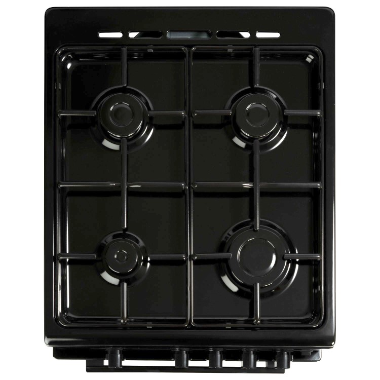 electriQ 60cm Dual Fuel Cooker - Charcoal Grey