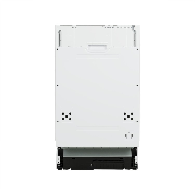 electriQ Integrated Slimline Dishwasher - White control panel - Quick Wash Quiet