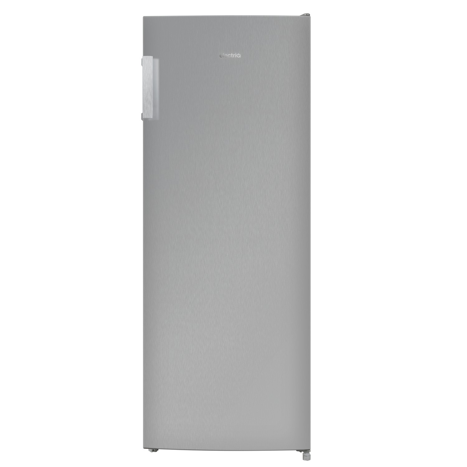 electriQ 166 Litre Frost Free Freestanding Freezer Stainless Steel