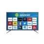 GRADE A1 - electriQ 50" 4K Ultra HD LED Smart TV with Android and Freeview HD - Silver
