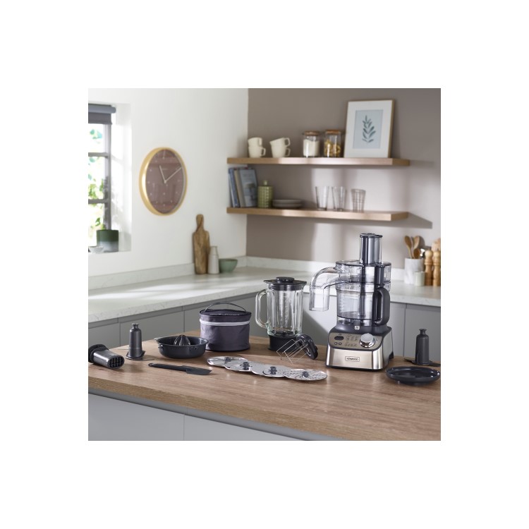 Kenwood Multipro Express Weigh+ 7-in-1 Food Processor & Chopper with Built-In Scale - Silver