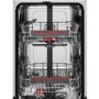 Refurbished AEG 9 Place Settings Freestanding Dishwasher, satelite clean, airdry, glass care, extra hygiene, White E rated