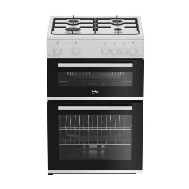Refurbished BEKO FTG6201W 60 cm Gas Cooker - White
