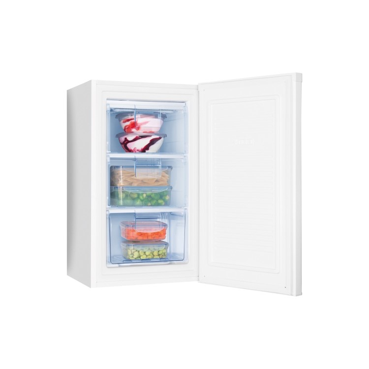 Amica 78 Litre Freestanding Under Counter Freezer - White