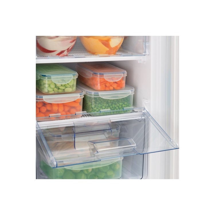 Amica 78 Litre Freestanding Under Counter Freezer - White