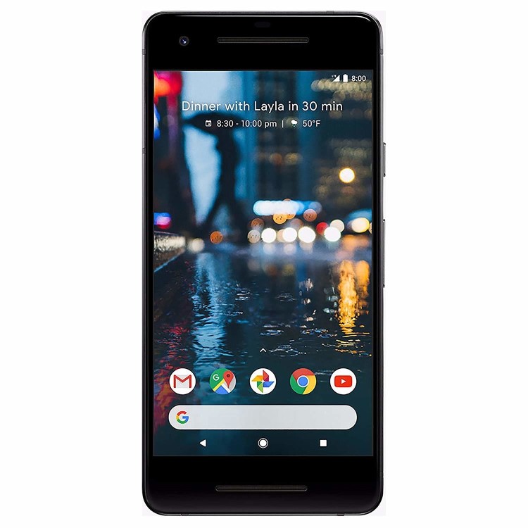 Google Pixel 2 Just Black 5" 64GB 4G Unlocked & SIM Free