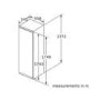 Refurbished Bosch Series 4 GIN81VEE0G Integrated 212 Litre In Column Frost Free Freezer