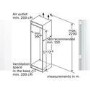 Refurbished Bosch Series 4 GIN81VEE0G Integrated 212 Litre In Column Frost Free Freezer