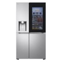 A2/GSXE91BSAD Refurbished LG InstaView 628 Litre Side-By-Side American Fridge Freezer - Brushed Steel
