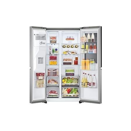 Refurbished LG GSXV80PZLE Smart Freestanding 635 Litre Frost Free American Fridge Freezer