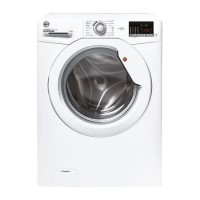Refurbished Hoover H-Wash 300 H3W492DE/1-80 Freestanding 9KG 1400 Spin Washing Machine White