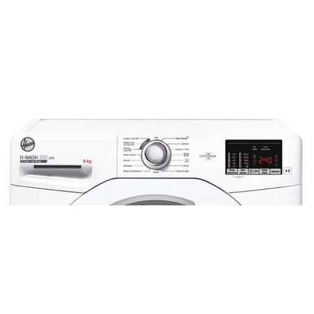 Refurbished Hoover H-Wash 300 H3W492DE/1-80 Freestanding 9KG 1400 Spin Washing Machine White