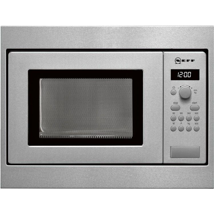 Refurbished Neff N30 H53W50N3GB Built In 17L 800W Microwave Stainless Steel
