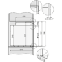 Refurbished 76L Multifunction Electric Built-in Single Oven - Stainless Steel