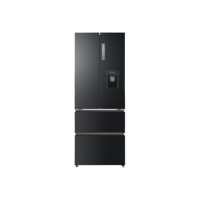 Refurbished Haier HB16WSNAA Freestanding 444 Litre 70/30 Frost Free American Fridge Freezer Black