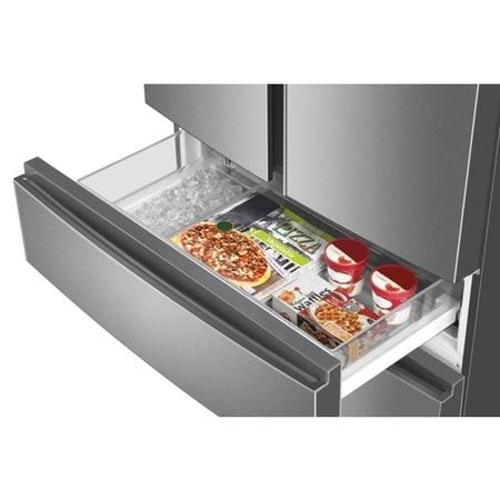 Refurbished Haier HB26FSSAAA Freestanding 685 Litre 70/30 Frost Free American Fridge Freezer