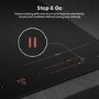 Refurbished Hisense 60cm 4 Zone Induction Hob with Area Flex