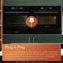 Refurbished Hotpoint Class 6 ActiveMultiflow HOI68PT1SBUK Electric Single Fan Oven with Air Fry and DualClean- Black