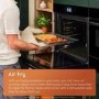 Refurbished Hotpoint Class 6 ActiveMultiflow HOI68PT1SBUK Electric Single Fan Oven with Air Fry and DualClean- Black