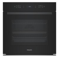 Refurbished Hotpoint Class 6 ActiveMultiflow HOI68PT1SBUK Electric Single Fan Oven with Air Fry and DualClean- Black