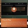 Refurbished Hotpoint Class 3 HPM K12C XUK Built In Microwave and Grill - Stainless Steel