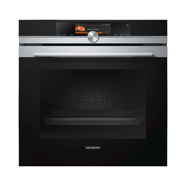 Refurbished Siemens HR678GES6B 60cm Single Built In Electric Oven Stainless Steel