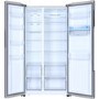 Refurbished Haier HRF-522WS6 Freestanding 501 Litre 50/50 Frost Free Fridge Freezer with Water Dispenser Silver